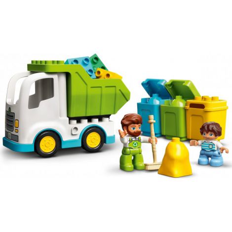 LEGO Duplo 10945 Śmieciarka i kosze do recyklingu - 2